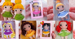 Bonecas de Amigurumi: 7 Princesas com Passo a Passos Completos