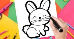 50 Desenhos de Coelho para Colorir e Pintar