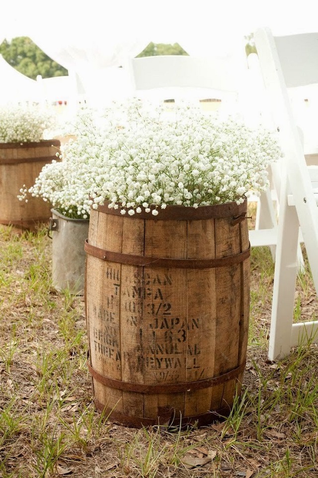 casamento ao ar livre simples decoração