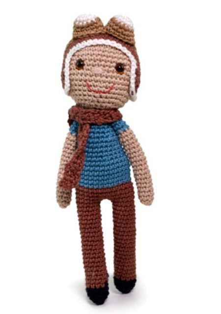 Receitas de amigurumi de bonecos de profissões.