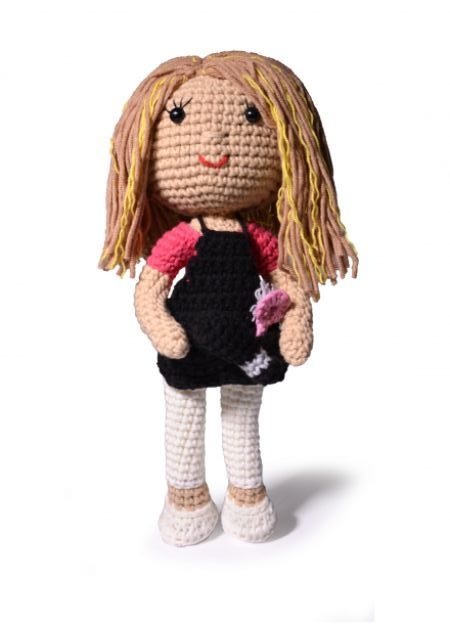 Receitas de amigurumi de bonecos de profissões.