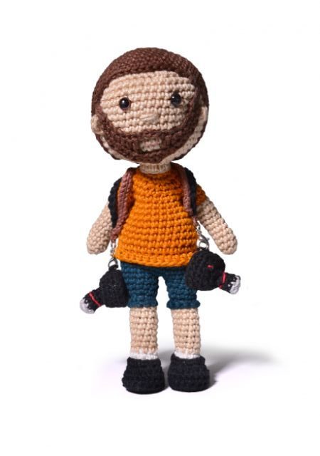 Receitas de amigurumi de bonecos de profissões.