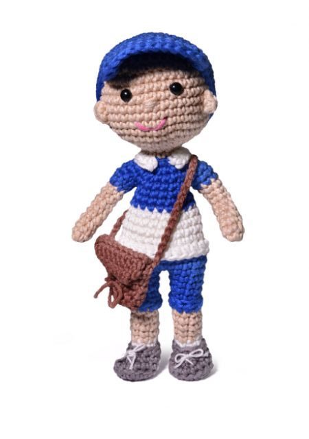 Receitas de amigurumi de bonecos de profissões.