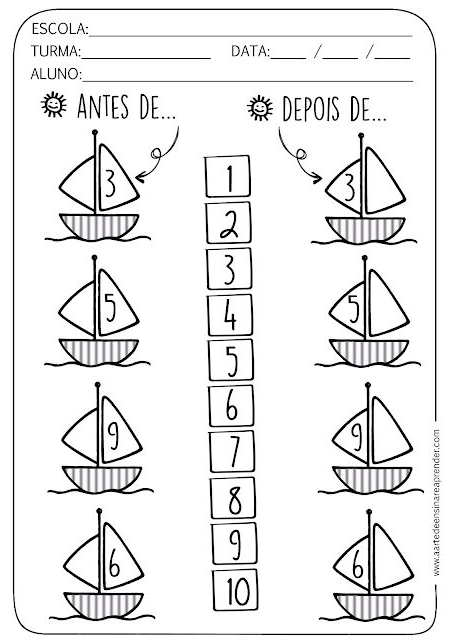 atividades de matemática para educação infantil para imprimir