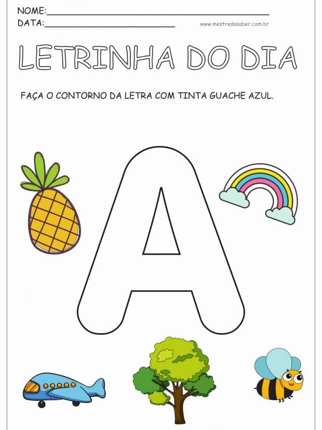 50 Atividades alfabetização infantil