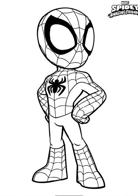 Desenhos para colorir com Homem Aranha - Desenhos para colorir