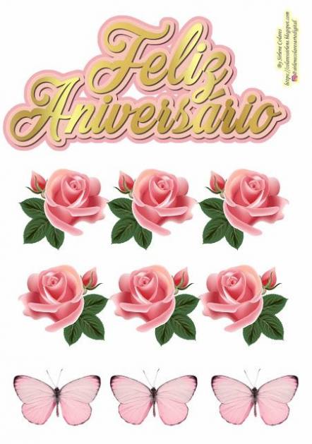 Topo de Bolo Feminino para Imprimir: 31 Moldes + Inspirações | Revista ...