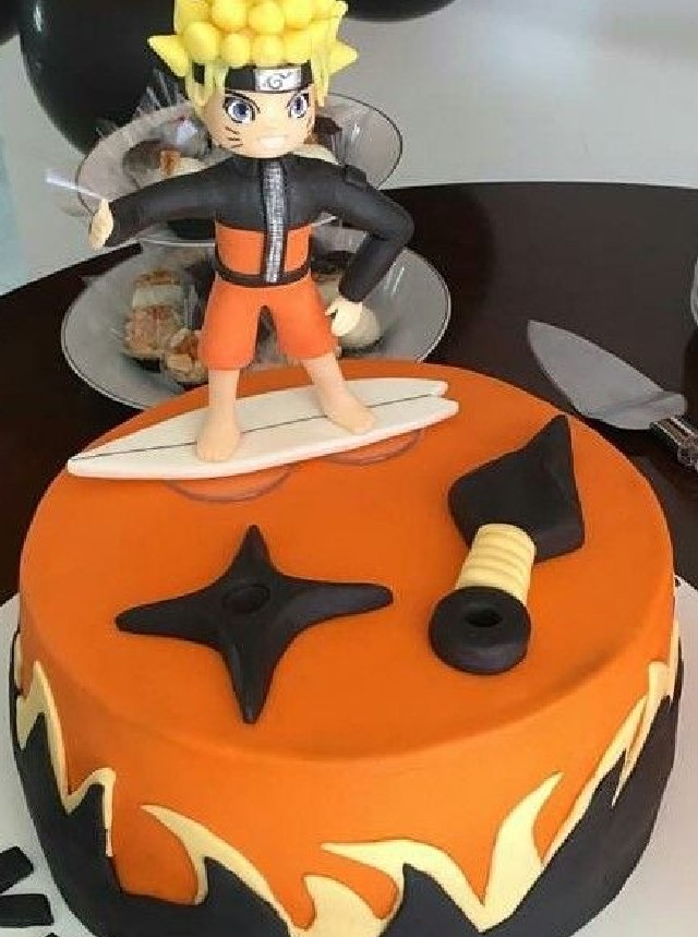 bolo do naruto redondo