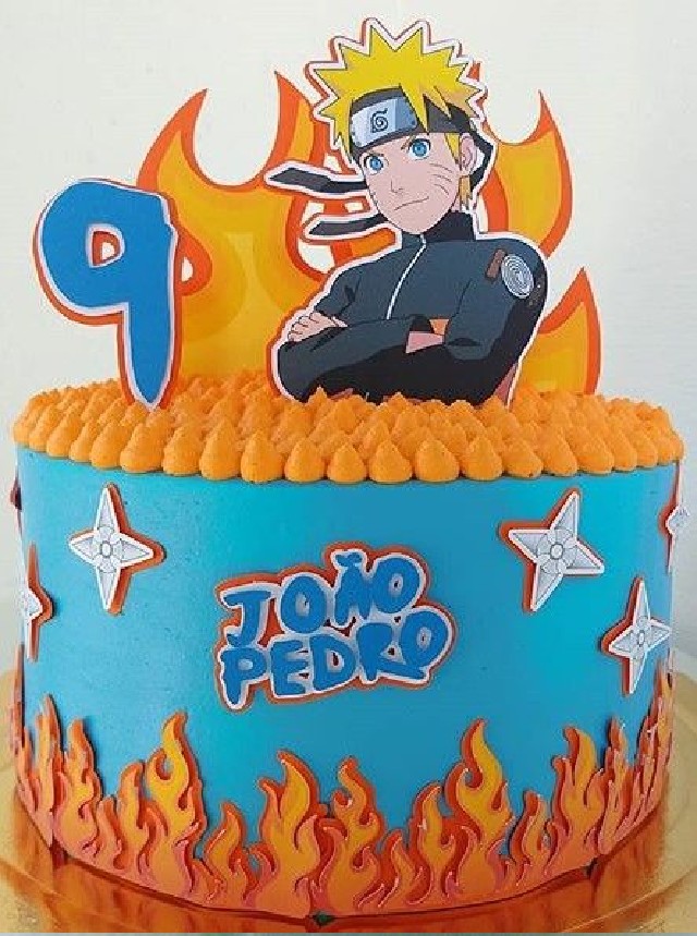 bolo do naruto redondo