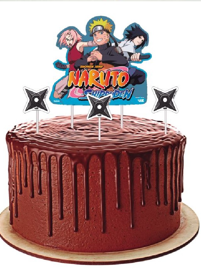 bolo do naruto redondo