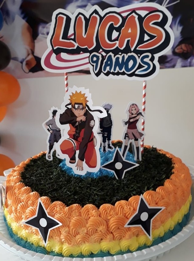 bolo do naruto redondo