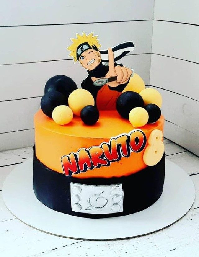 bolo do naruto redondo