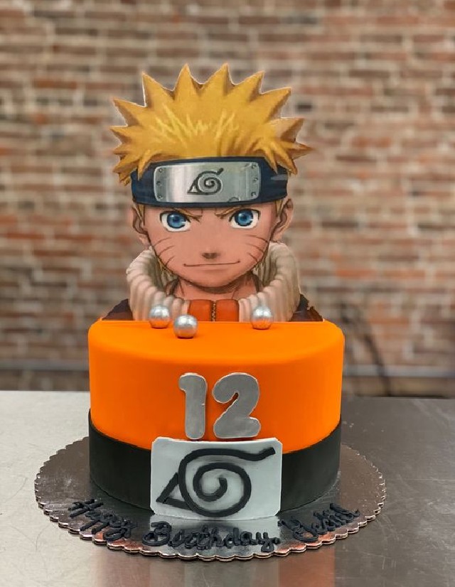 bolo do naruto redondo