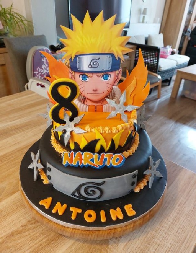 bolo do naruto redondo