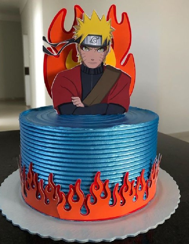 bolo do naruto redondo