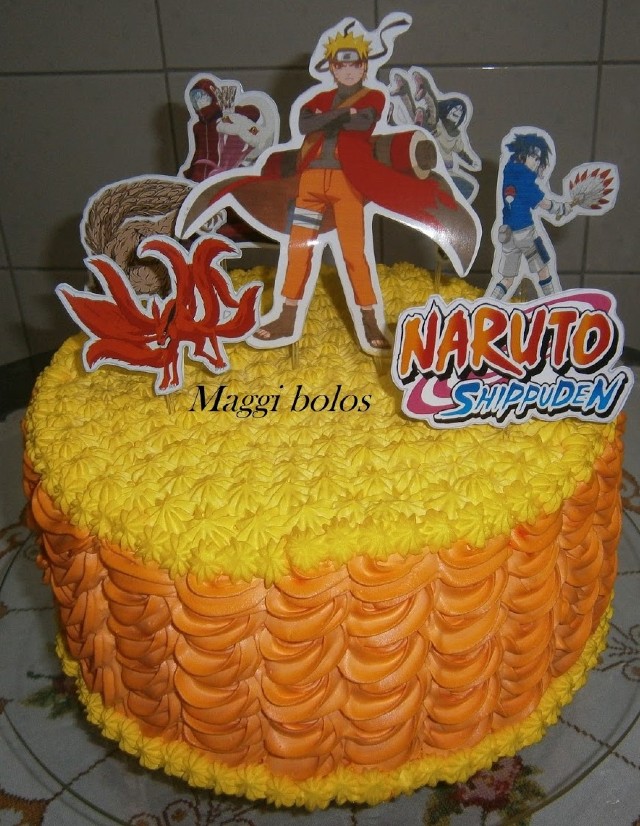 bolo do naruto redondo