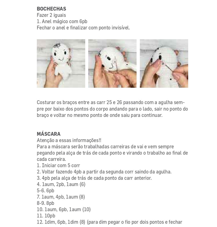 receitas de amigurumi halloween