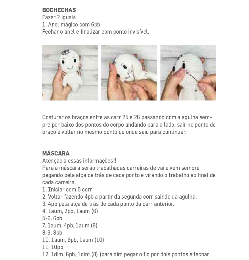 receitas de amigurumi halloween