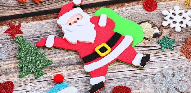 15 Moldes de Papai Noel em EVA para Baixar Grátis | Revista Artesanato