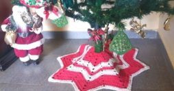 Saia de Árvore de Natal em Crochê: 13 Ideias + Passo a Passo