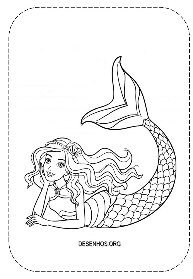 DESENHOS.ORG - Desenhos para Colorir  Disney coloring pages, Disney  drawings sketches, Mermaid coloring pages