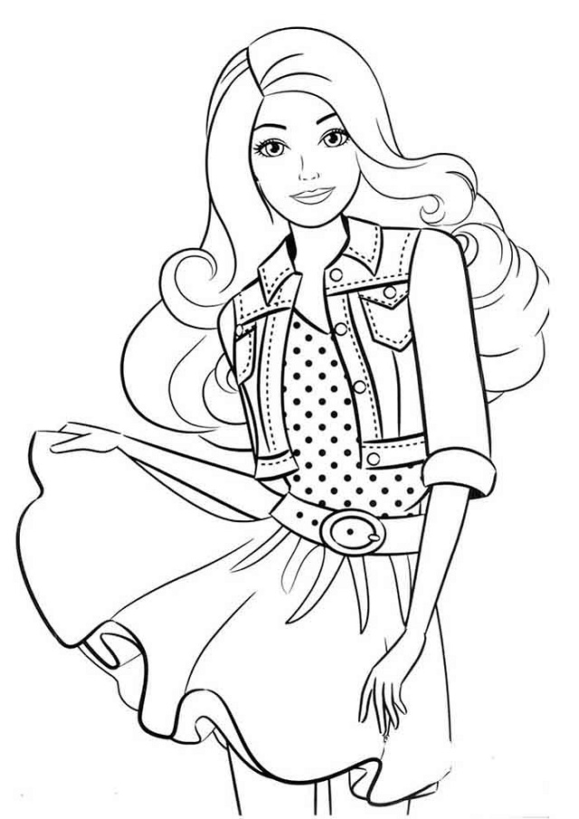 30 Desenhos da Barbie para Colorir