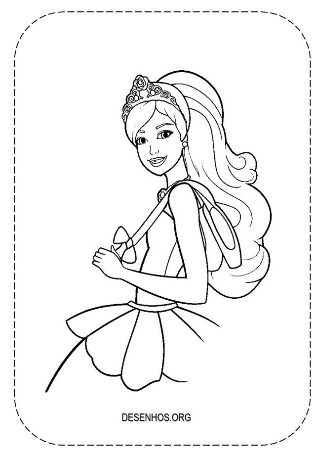 70 Desenhos da Barbie para colorir - OrigamiAmi - Arte para toda a festa