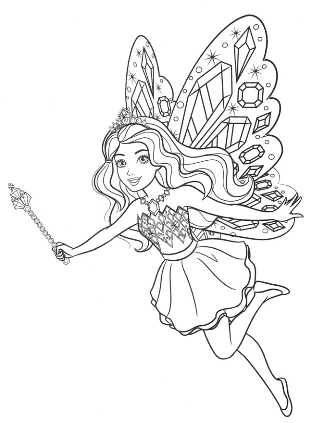 Desenhos do Barbie para colorir