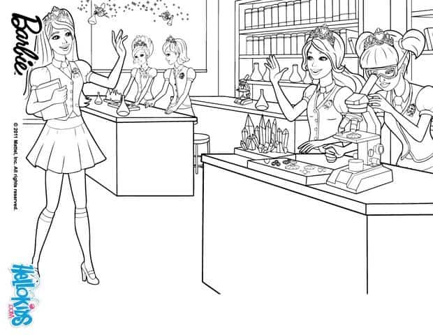 desenhos da barbie para colorir