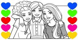 70 Desenhos da Barbie para Colorir