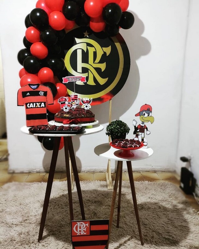 decoração de aniversário do flamengo