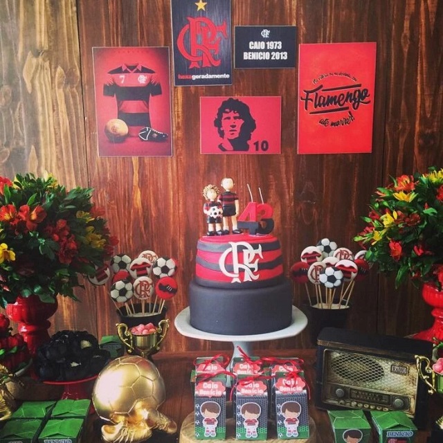 tema de aniversário do flamengo