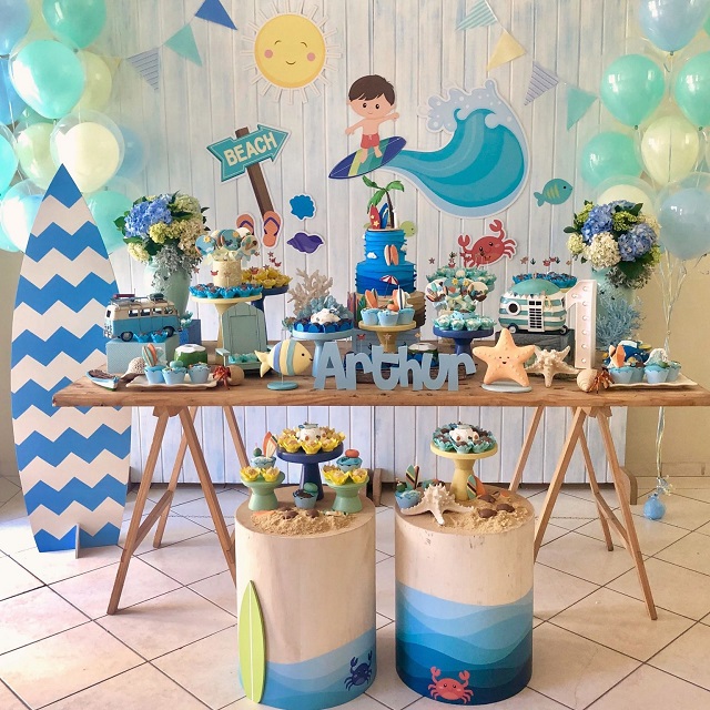 Pool party: decoração de festa na piscina, Decoração Infantil