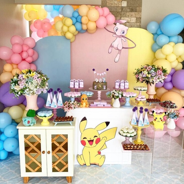 decoração de festa de aniversário