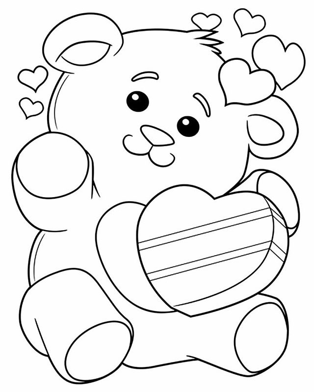 desenhos para colorir urso