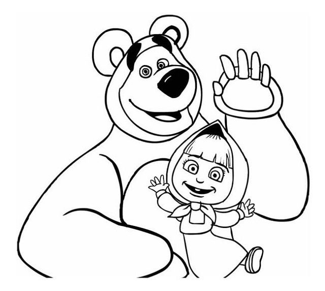 desenhos para colorir de urso