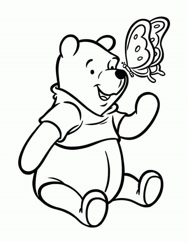 figura de urso para colorir