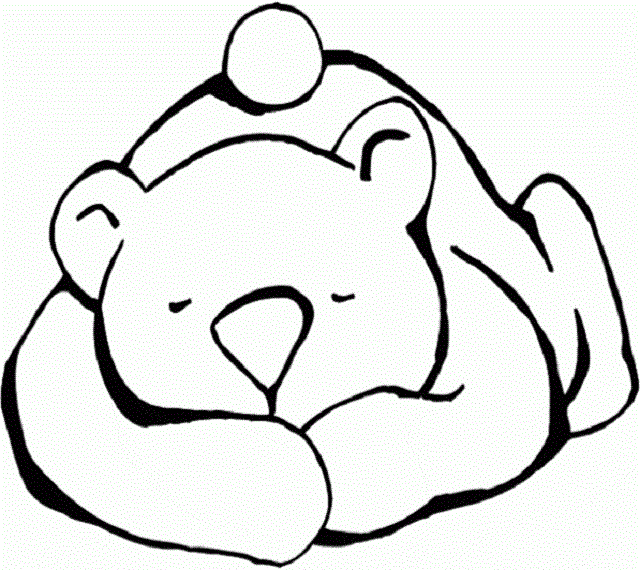 urso para colorir