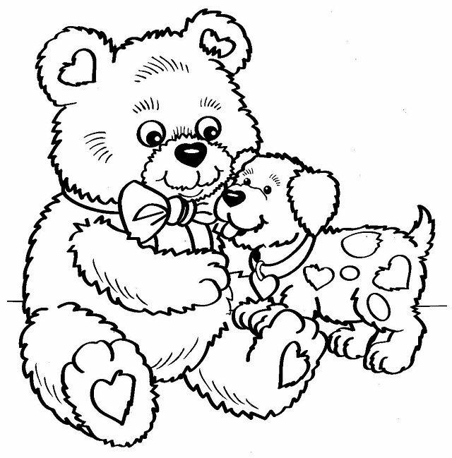 masha e urso para colorir