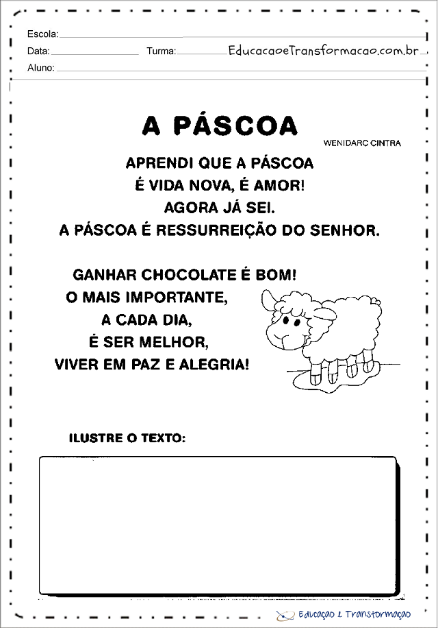 atividades de Páscoa para Educação Infantil