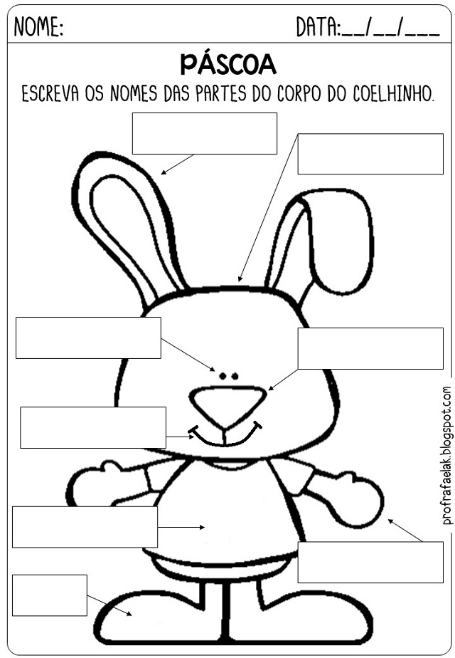 atividades de Páscoa para Educação Infantil