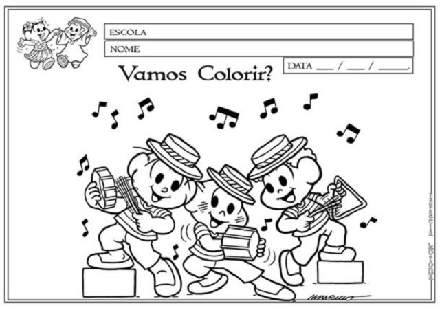 desenhos de carnaval para colorir