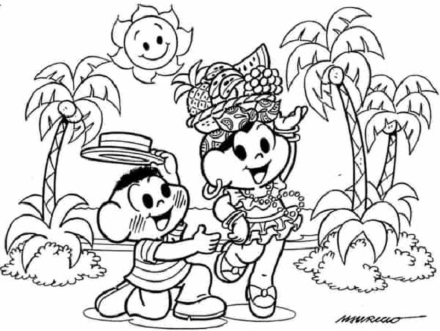 desenhos de carnaval para colorir