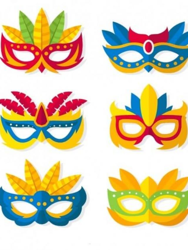 55 Moldes de Máscara de Carnaval para Imprimir
