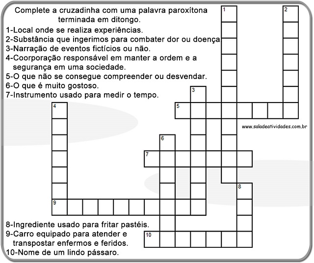 palavras cruzadas para imprimir pdf