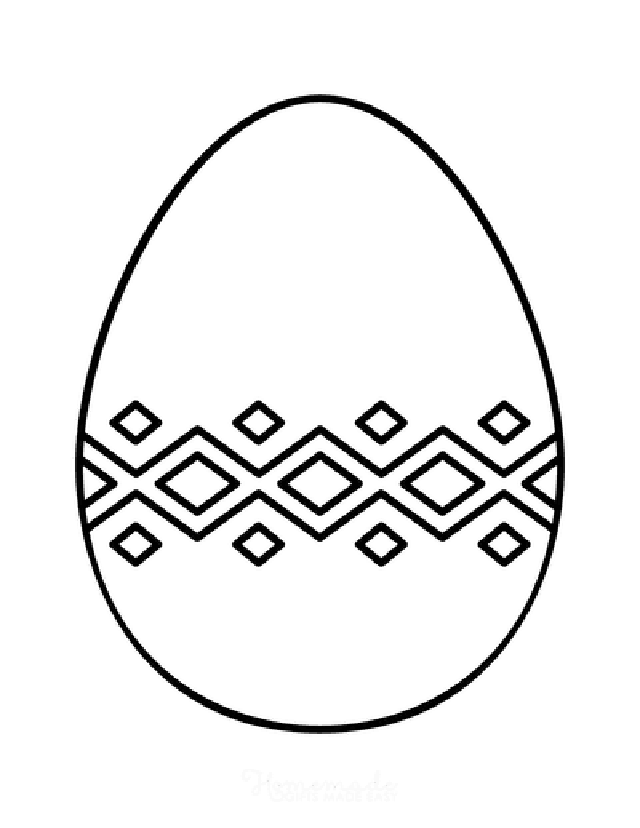 desenho de ovo de Páscoa