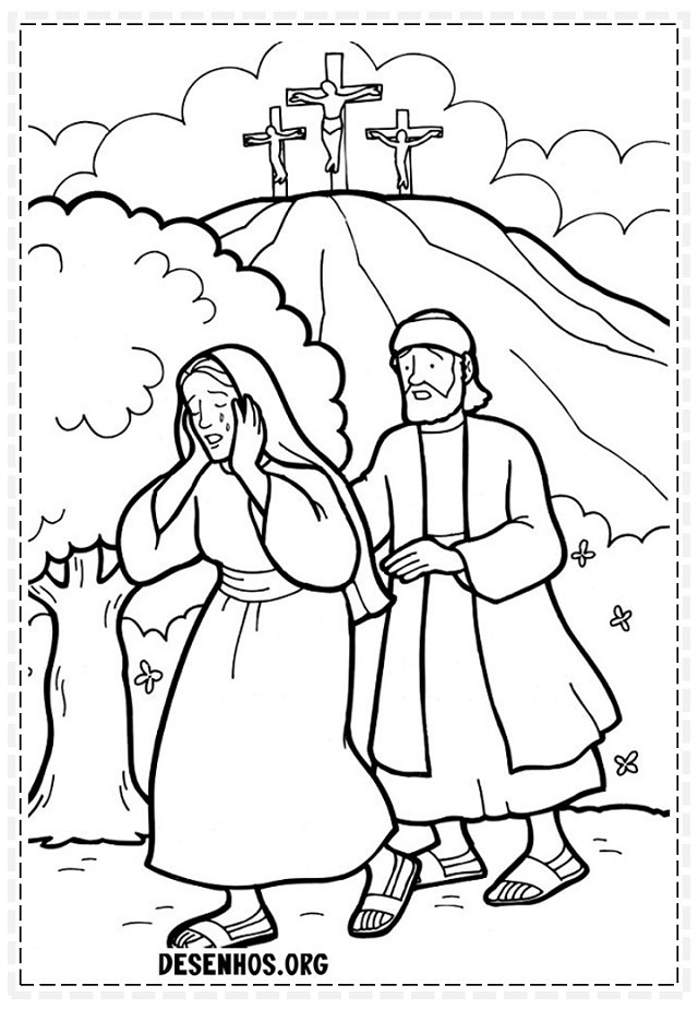 desenhos religiosos para a pascoa