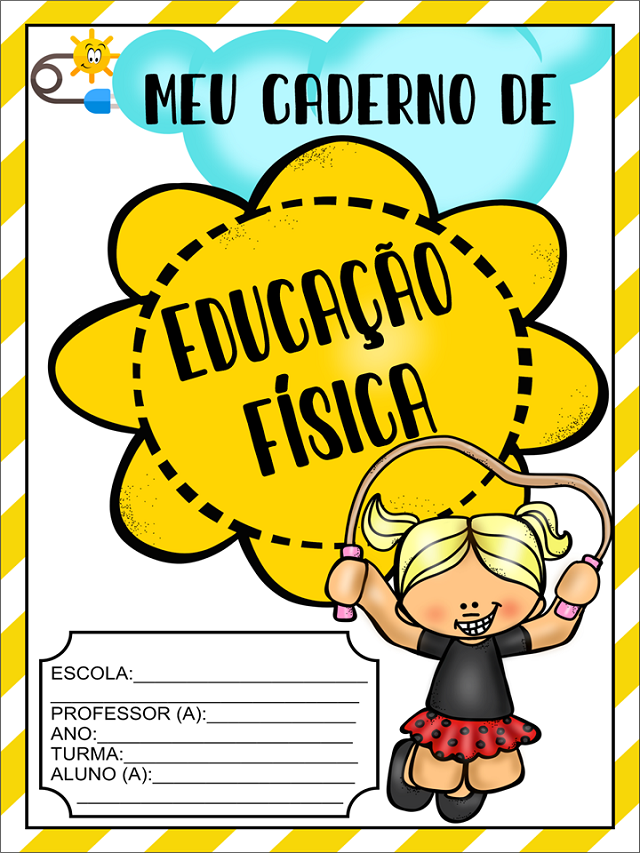 capa para caderno brochura para imprimir