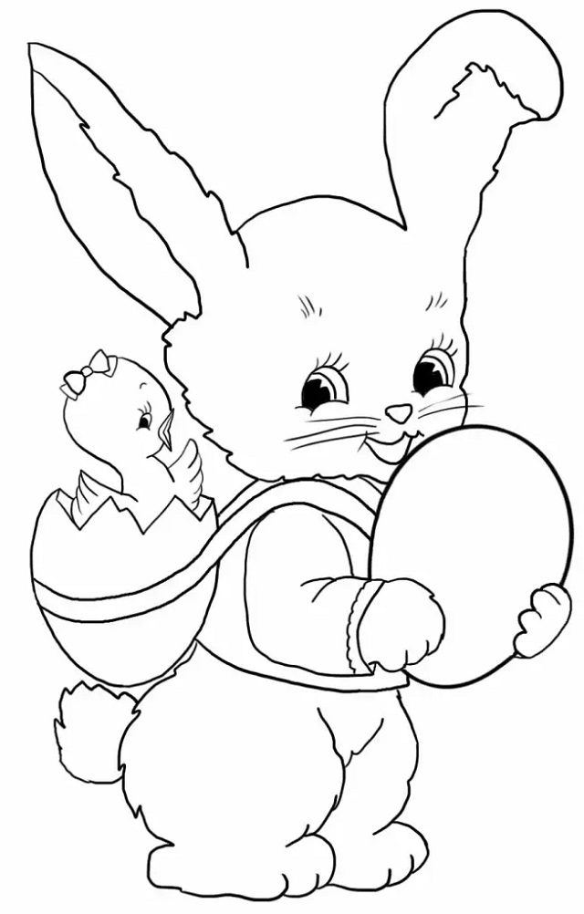 40 Desenhos de Coelhos para Colorir, Pintar e Imprimir - Online Cursos  Gratuitos