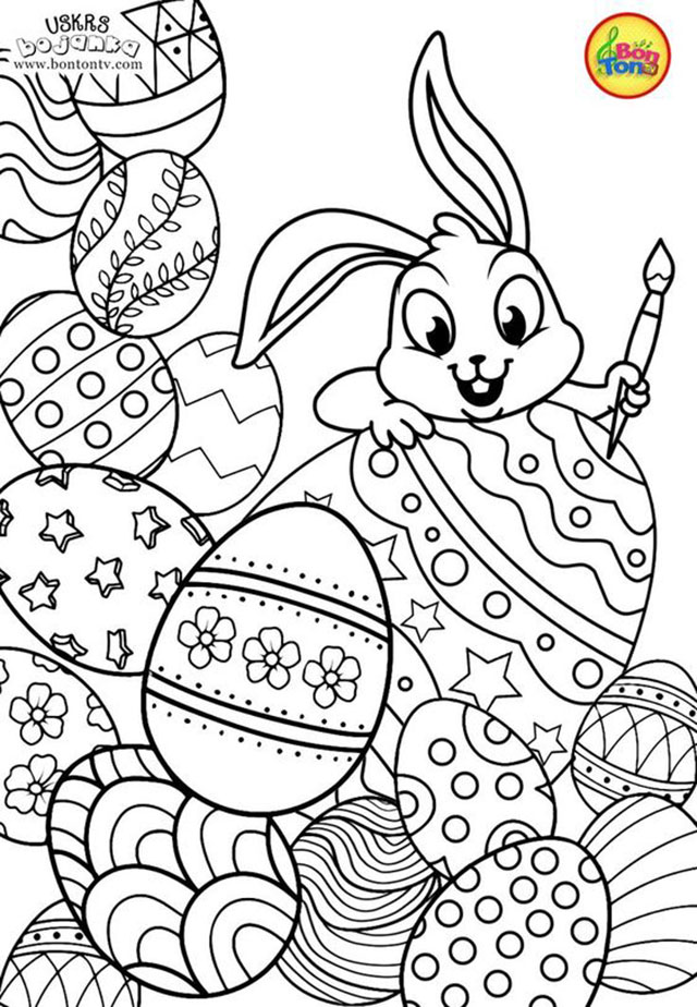 desenhos da pascoa para colorir